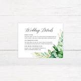 Greenery and Gold Invitations - goprintplus