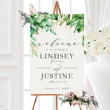 Greenery and Gold Invitations - goprintplus