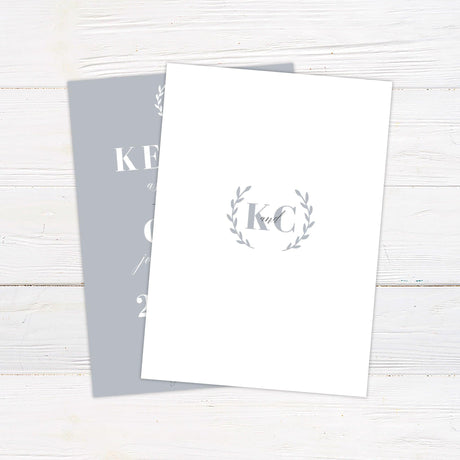 Grey Simple Invitations - goprintplus