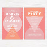 Groovy Geometric Invitations - goprintplus