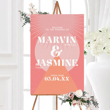 Groovy Geometric Invitations - goprintplus