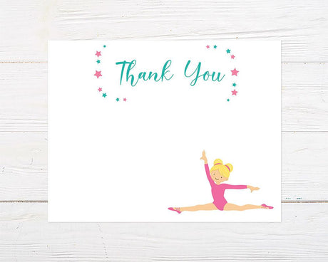 Gymnastics Thank You Card - goprintplus