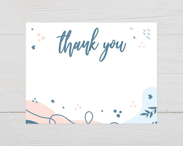 Hand Drawn Thank You Card - goprintplus