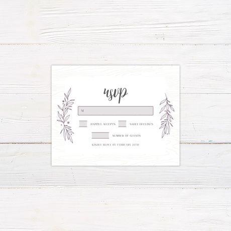 Hand Drawn Wreath Invitation - goprintplus