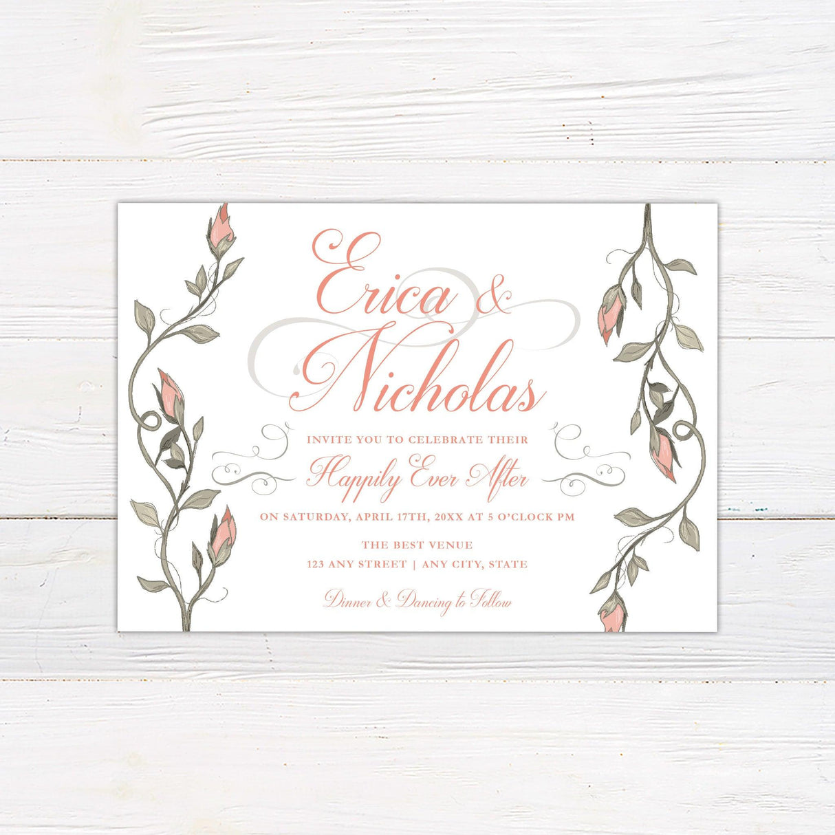 Happily Ever After Invitations - goprintplus