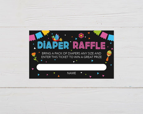 He or She Fiesta Diaper Raffle Ticket - goprintplus