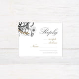 Hint of Gold Invitations - goprintplus