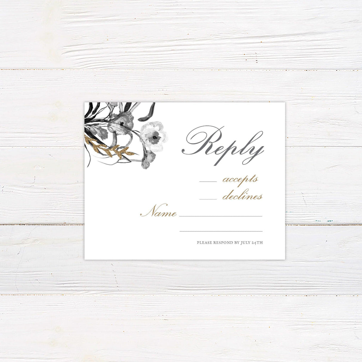 Hint of Gold RSVP - goprintplus