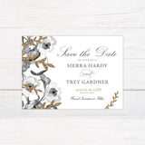 Hint of Gold Invitations - goprintplus