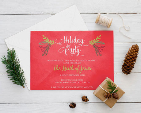 Holiday Party Invitation - goprintplus