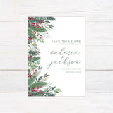 Holly Berries Invitations - goprintplus