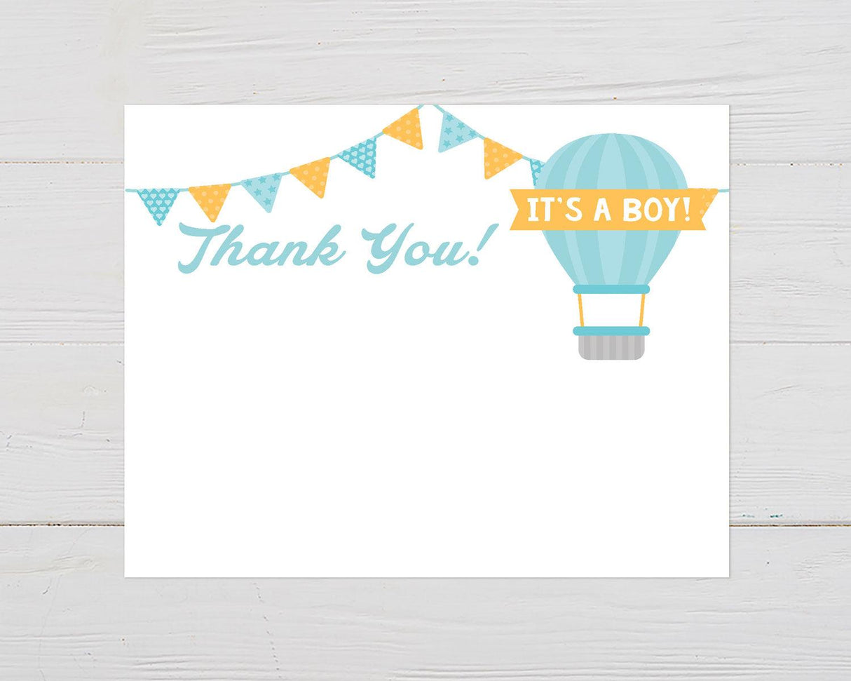 Hot Air Balloon Thank You Card - goprintplus