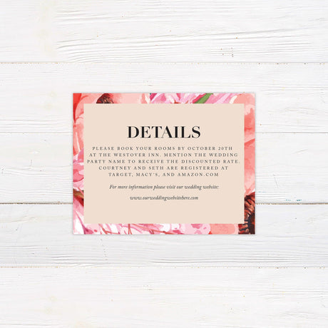 Hot Pink Harvest Invitations - goprintplus