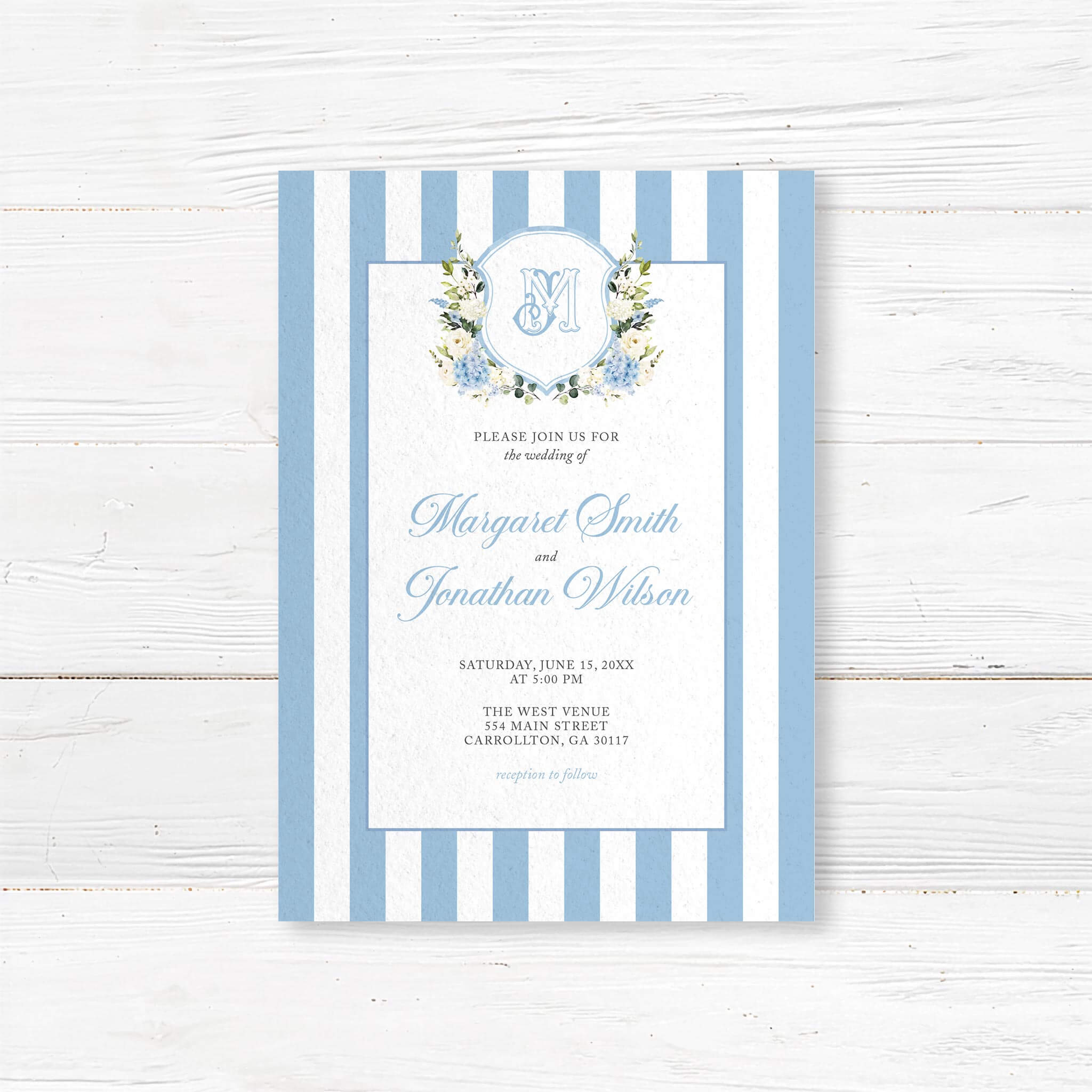 COPY - Wedding Beautiful Saying Card +(1) White &(5) Blue Flower Claw Hai… 100 Beautiful Wedding Wishes To Write In A Wedding Card main image 3