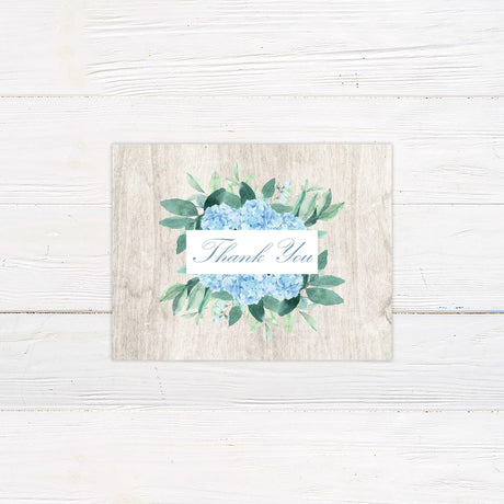 Hydrangea Wood Invitations - goprintplus