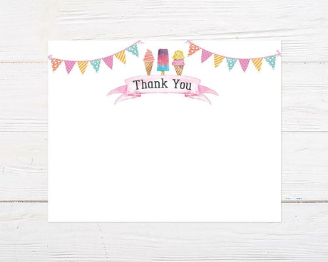 Ice Cream Thank You Card - goprintplus