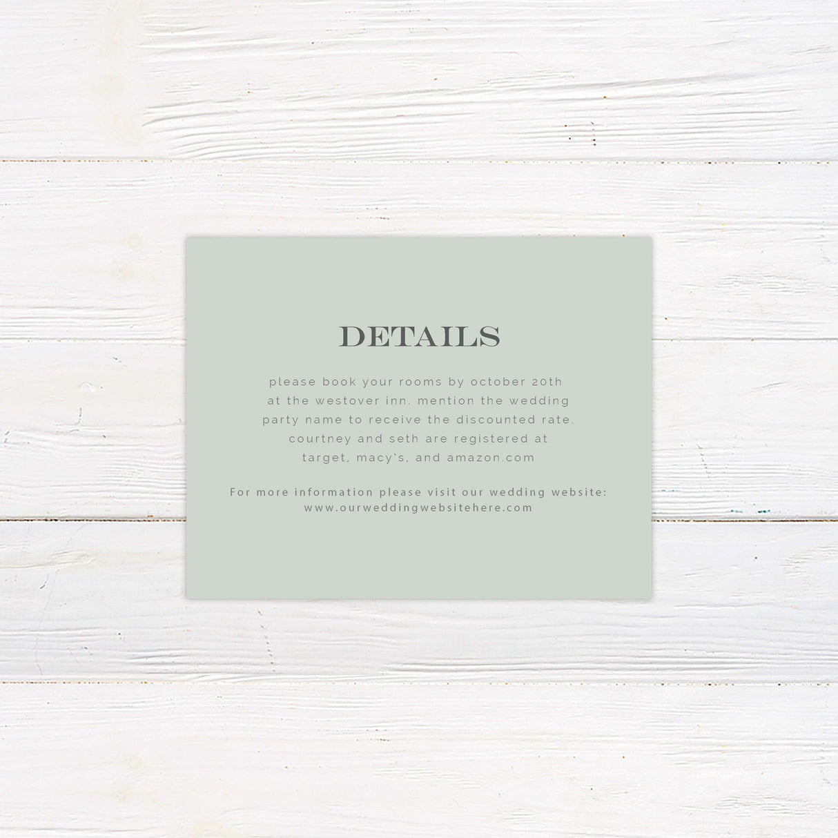 Idyllic Details Cards - goprintplus