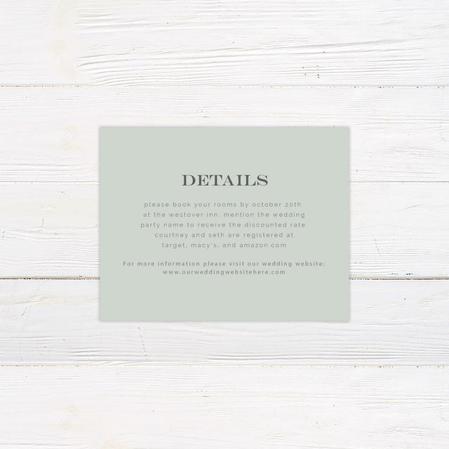 Idyllic Details Cards - goprintplus