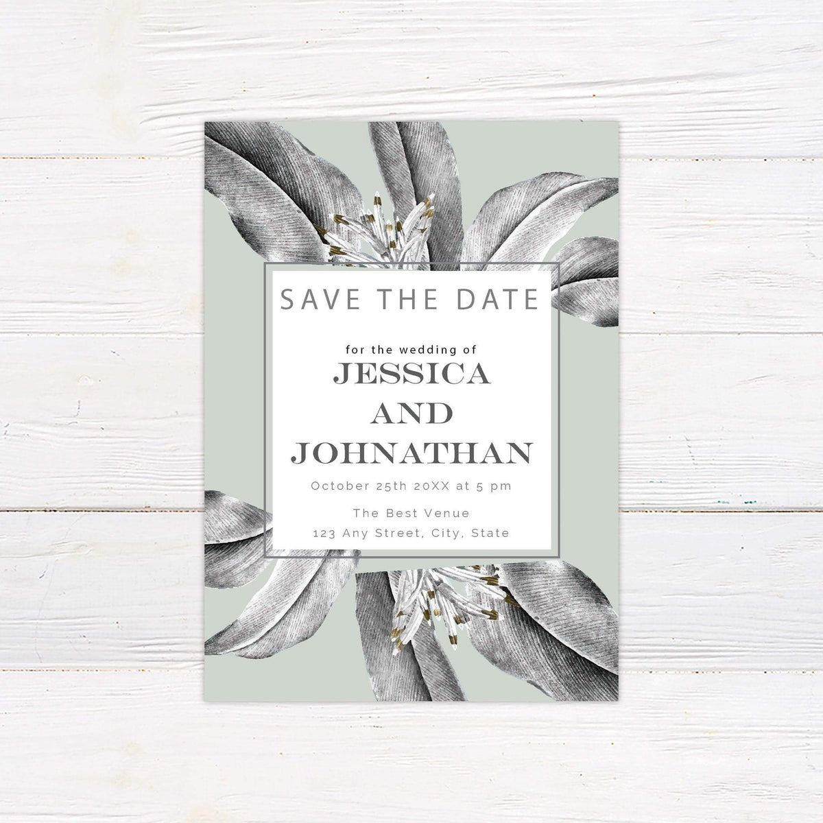 Idyllic Save The Date Cards - Vintage Elegance – Go Print Plus