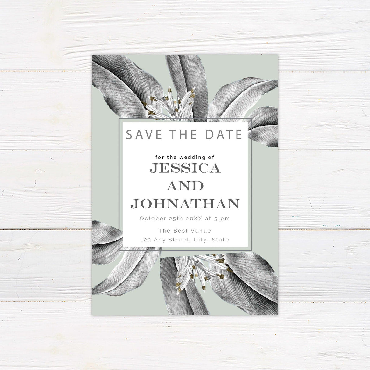 Idyllic Save The Date - goprintplus