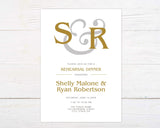 Initials Invitation - goprintplus