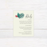 Island Leaves Invitations - goprintplus