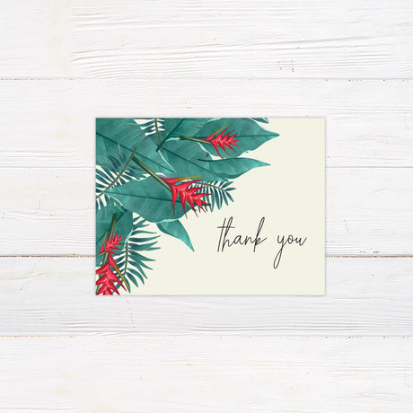 Island Leaves Invitations - goprintplus