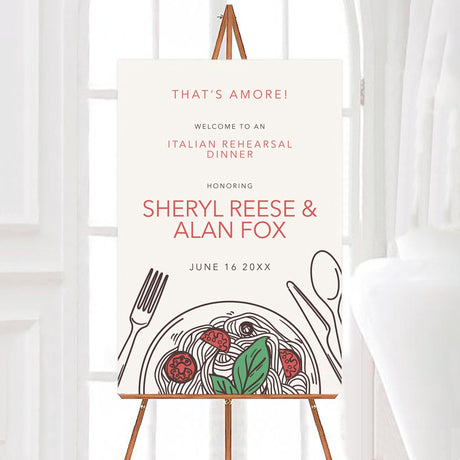 Italian Meal Sign - goprintplus