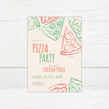 Italian Pizza Party Invitation - goprintplus