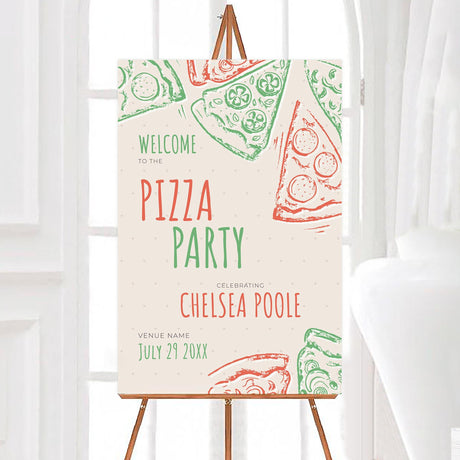 Italian Pizza Party Invitation - goprintplus