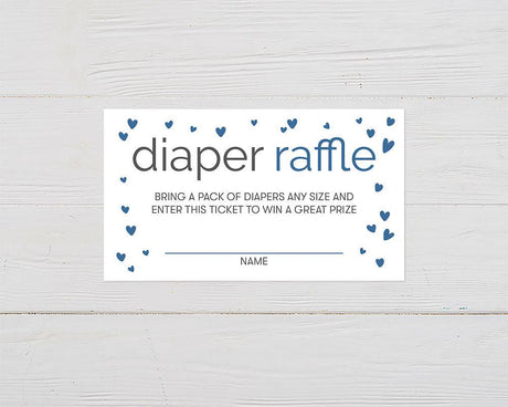 Its a Boy Diaper Raffle - goprintplus