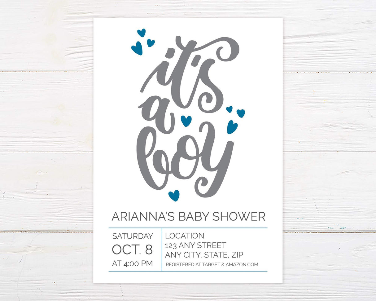 Its a Boy Shower - goprintplus