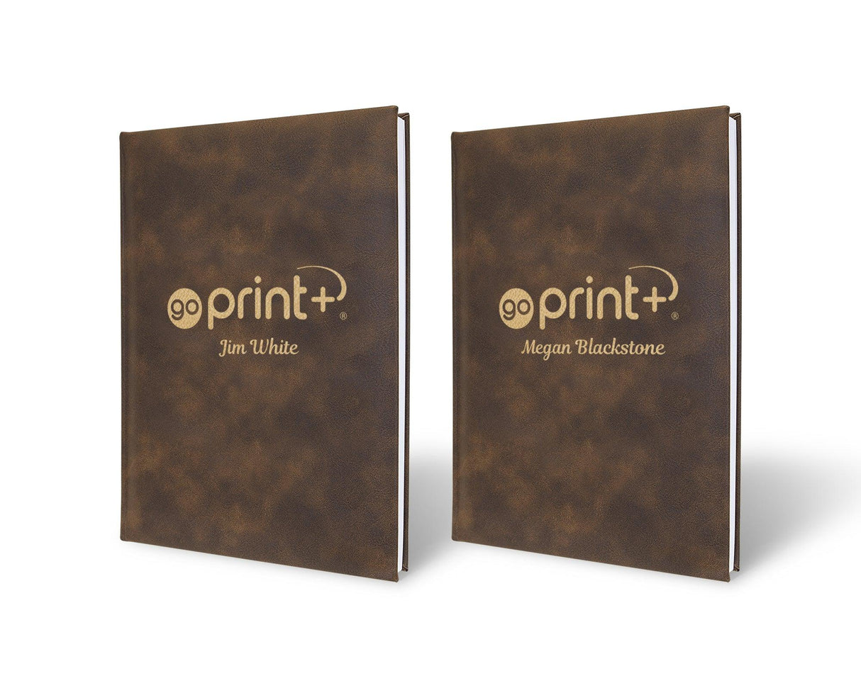 Leatherette Journal with Lined Notepad - goprintplus
