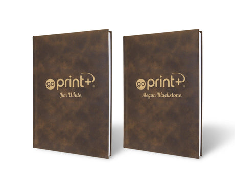 Leatherette Journal with Lined Notepad - goprintplus