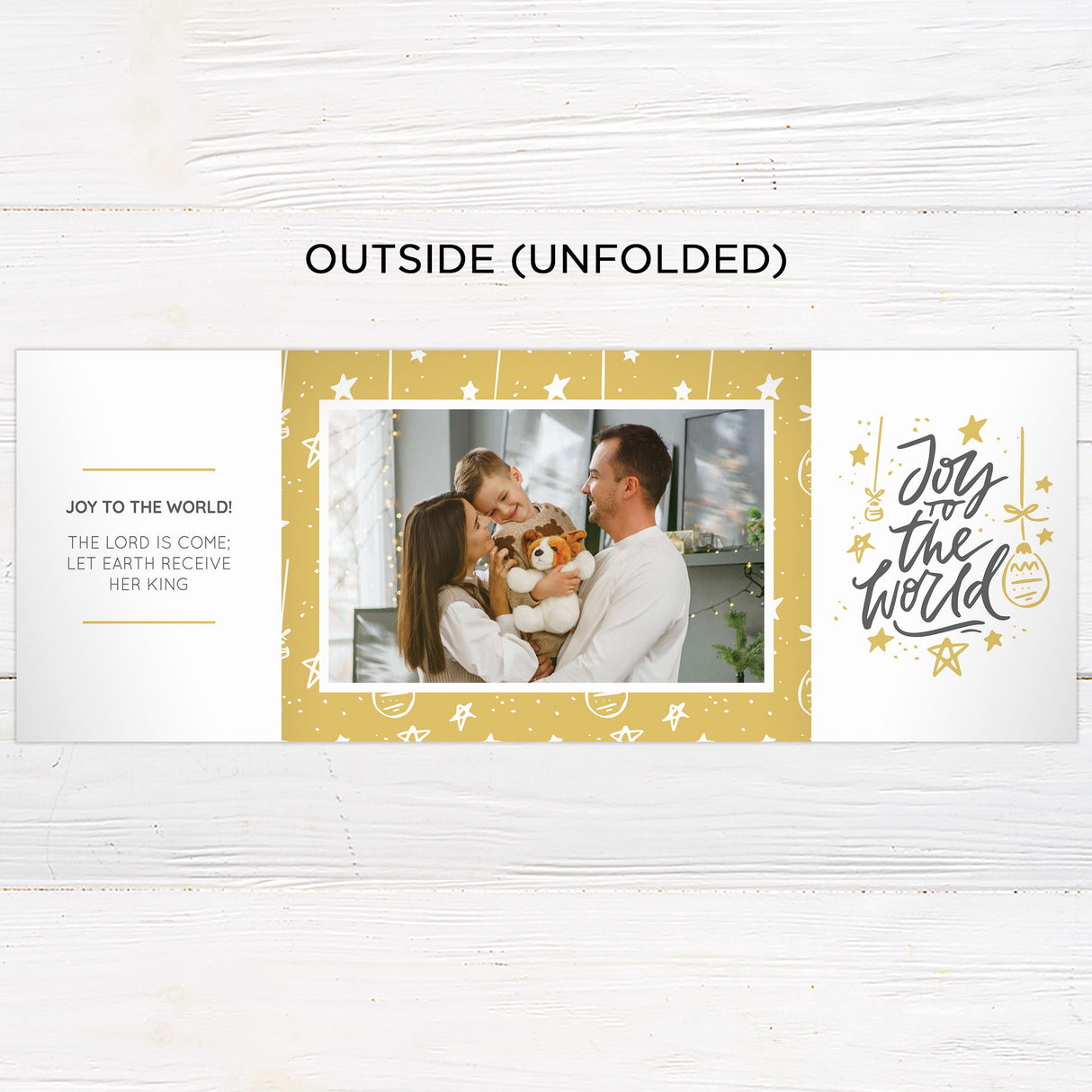 Joy to the World Gatefold Card