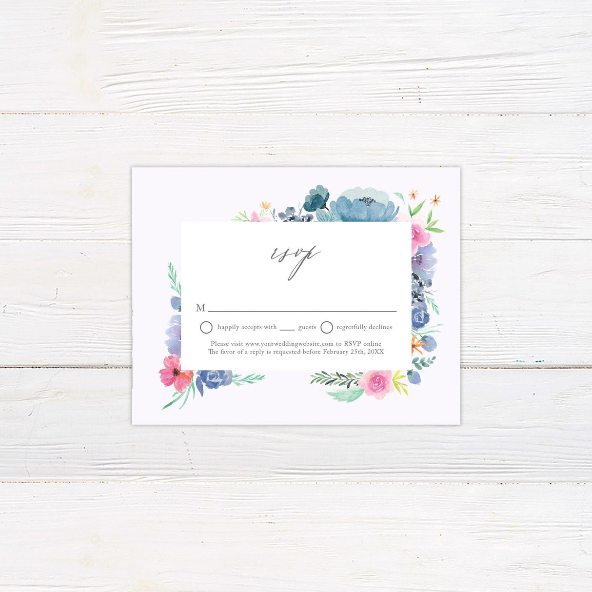 Joyous Bouquet Invitation - goprintplus