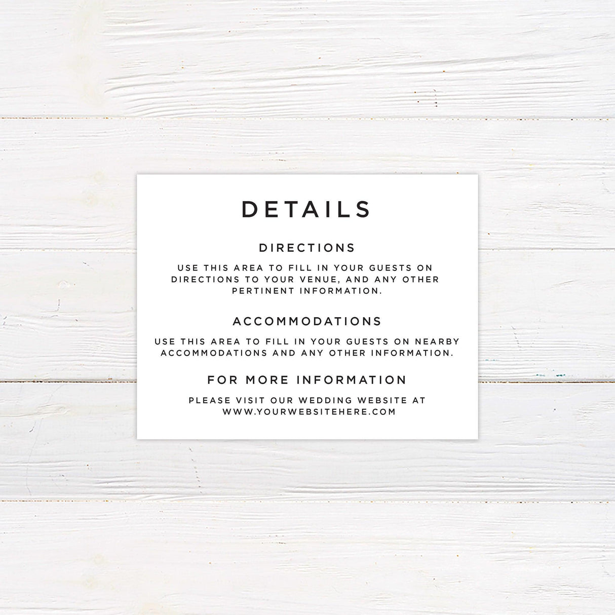 Just Love Details Cards - goprintplus