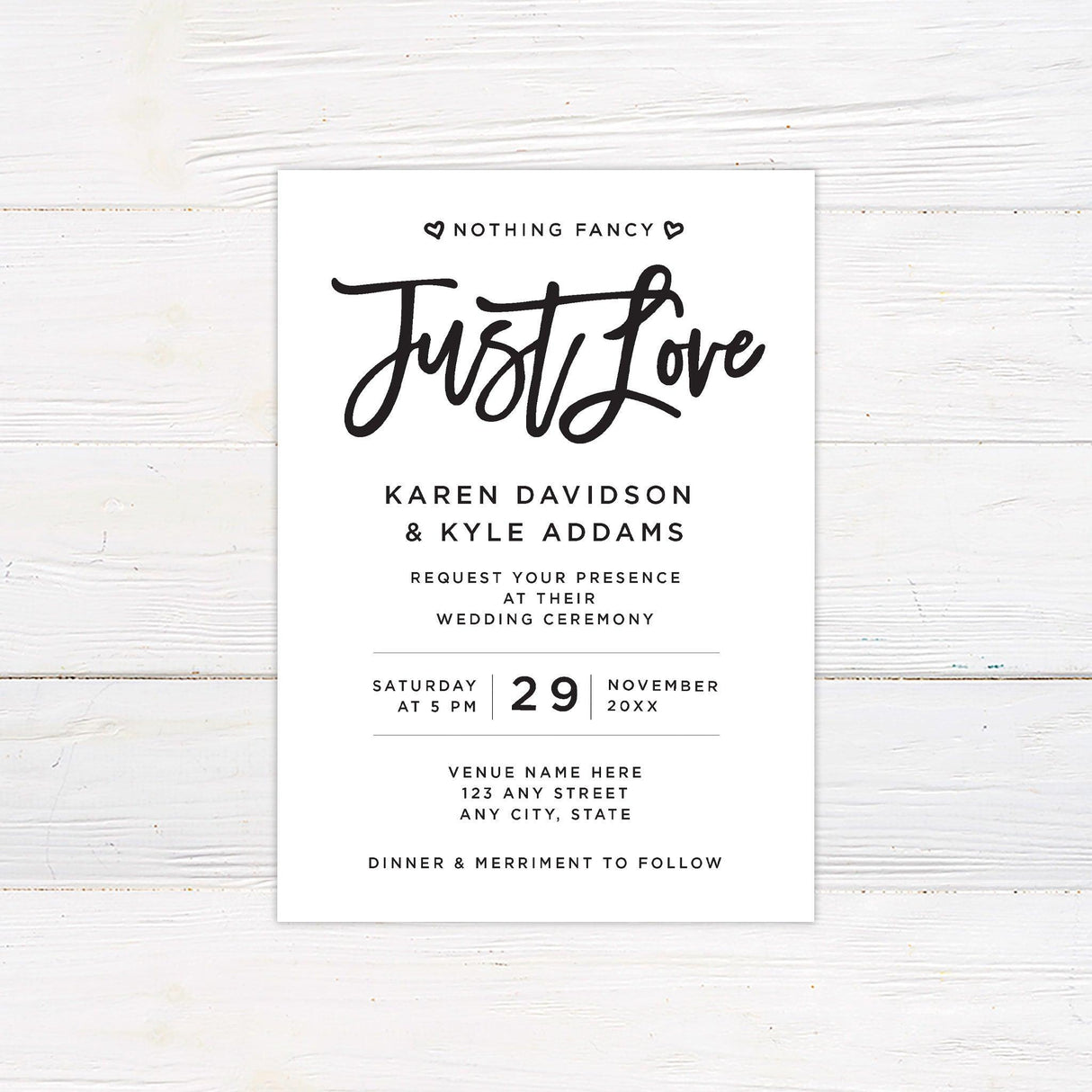 Just Love Invitations - goprintplus