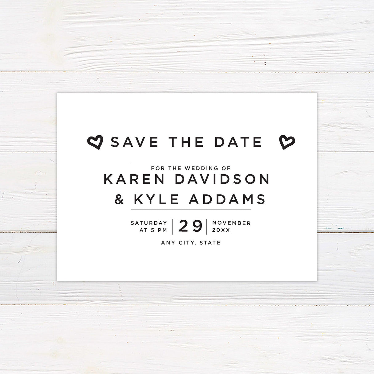 Just Love Save The Date - goprintplus