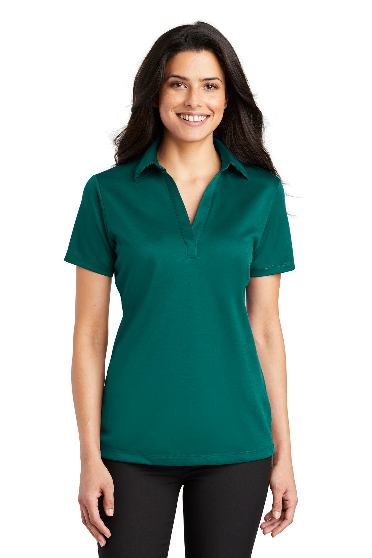 - Port Authority ®  Women's Silk Touch™ Performance Polo. L540 -