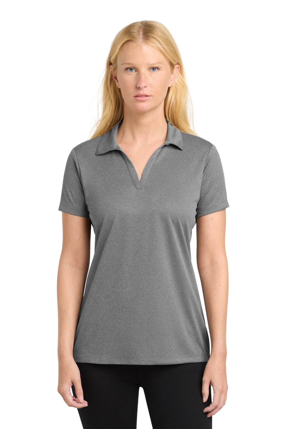 - Sport-Tek ®  Women's PosiCharge ®  RacerMesh ®  Polo. LST640 -