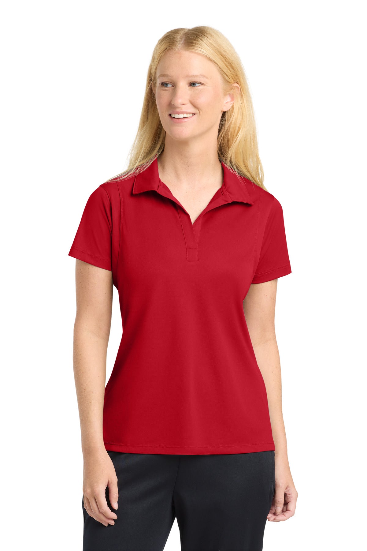 - Sport-Tek ®  Women's Micropique Sport-Wick ®  Polo. LST650 -