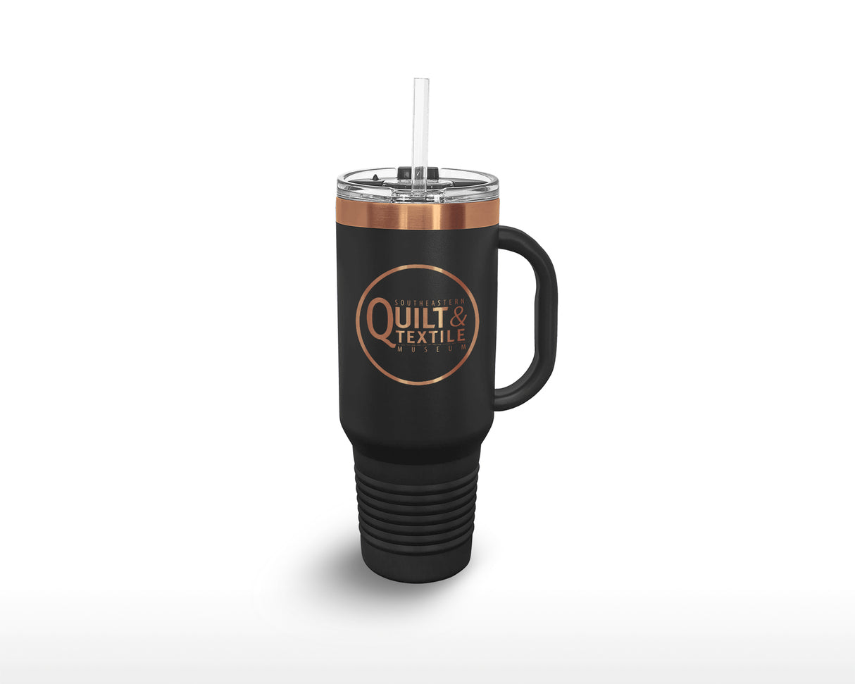 Polar Camel 40 oz Travel Mug with Rose Gold Accent