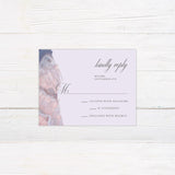 Lavendar Geode Invitation - goprintplus