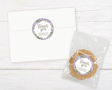 Lavender Wreath Sticker - goprintplus