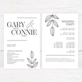 Leaf Imprint Invitations - goprintplus