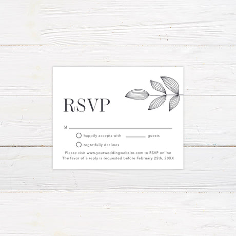 Leaf Imprint Invitations - goprintplus