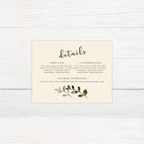 Leafy Minimalist Invitations - goprintplus