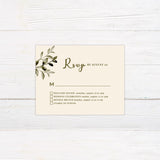 Leafy Minimalist Invitations - goprintplus