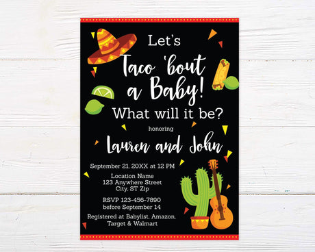 Let's Taco Bout a Baby Gender Reveal - goprintplus